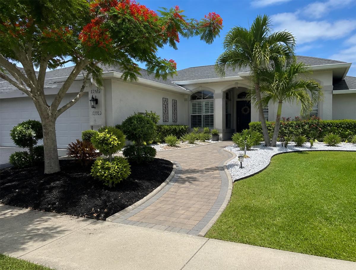 Pavers, Curbing, Rock & Mulch — Cape Coral — after photo